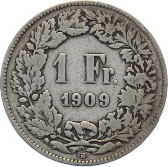 1 Franken 1909 B